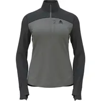 Odlo W PERFORMANCE WOOL X-WARM Dámská střední vrstva, tmavě šedá, velikost