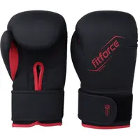 Fitforce PATROL Tréninkové boxerské rukavice, černá, velikost