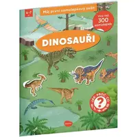 ELLA & MAX DINOSAUŘI Můj první samolepkový sešit, mix, velikost