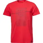 LOAP ALBORETO Pánské fashion tričko, červená, velikost