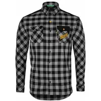 SILVINI FARINI Pánská flanelová košile, šedá, velikost