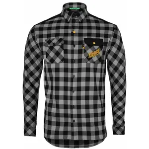 SILVINI FARINI Pánská flanelová košile, šedá, velikost