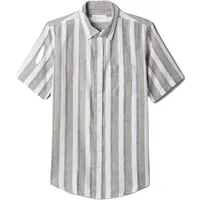 GAP V-SS LINEN Chlapecká košile, světle zelená, velikost