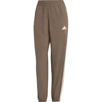 adidas ESSENTIALS 3-STRIPES WOVEN PT Dámské tepláky, hnědá, velikost