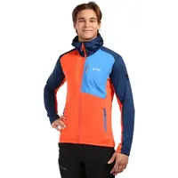 KILPI SEVELEN Pánská fleecová mikina, oranžová, velikost