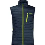Jack Wolfskin ROUTEBURN PRO INS VEST M Pánská outdoorová vesta, tmavě modrá, velikost