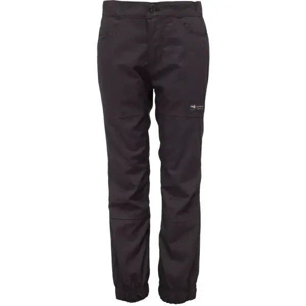 ALPINE PRO OLEFO Dětské outdoorové kalhoty, černá, velikost 152-158