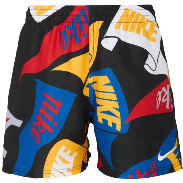 Nike NIKE TOSSED FLAGS Chlapčenské plavky, čierna, veľkosť