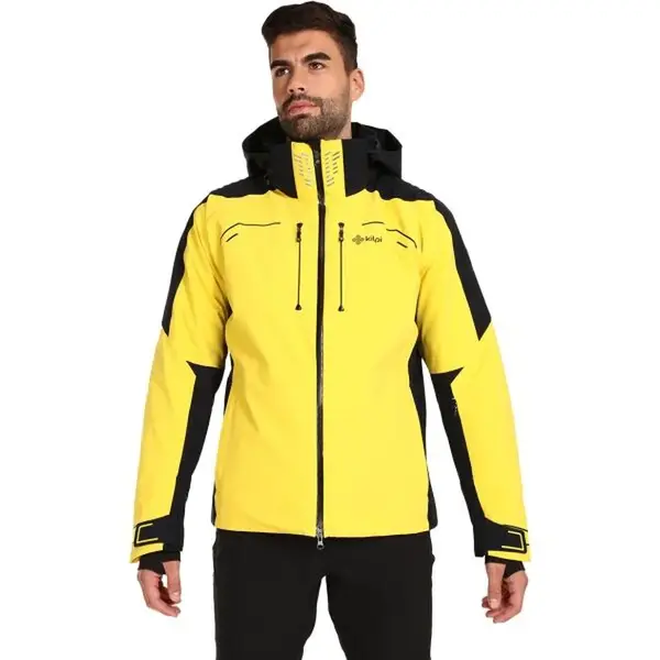 KILPI HYDER Pánská lyžařská bunda, žlutá, velikost
