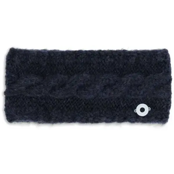 KARI TRAA MARIE Dámská teplá čelenka, tmavě modrá, velikost UNI