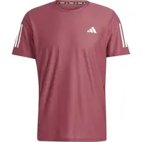 adidas OWN THE RUN TEE Pánské běžecké tričko, vínová, velikost XXL