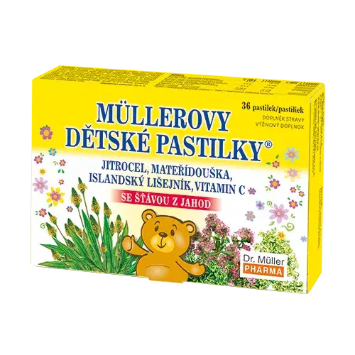 Müllerovy dětské pastilky 36ks