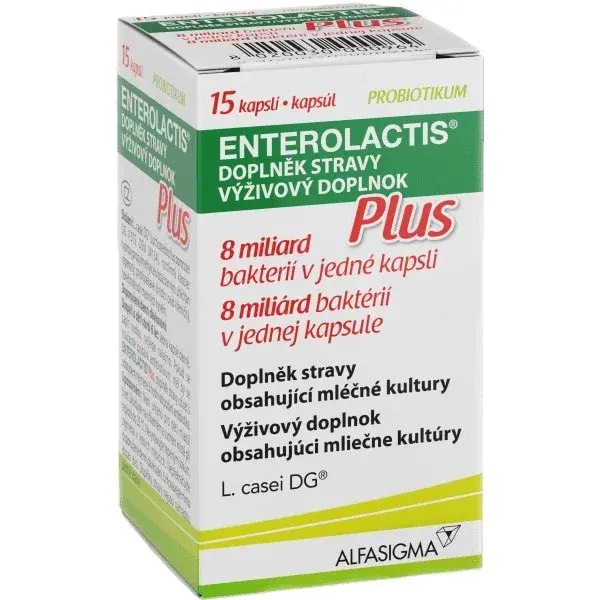 ENTEROLACTIS Plus 15 kapslí
