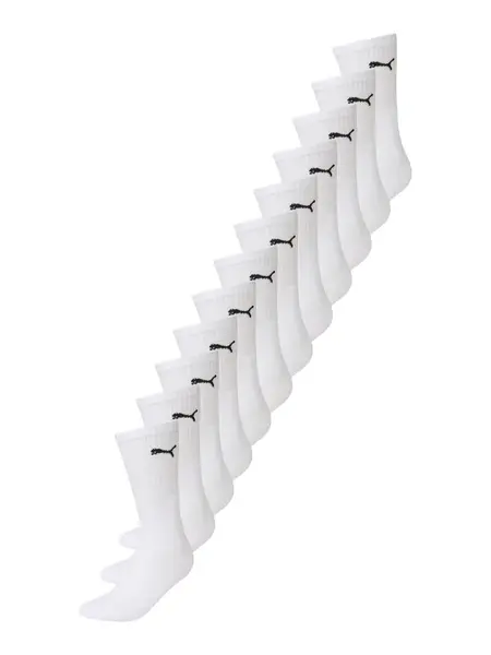 PUMA Ponožky  čierna / biela