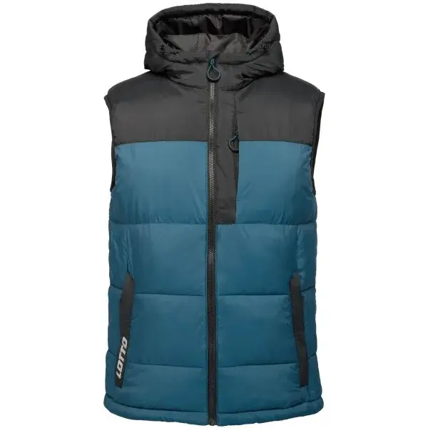 Lotto ADONY Pánská prošívaná vesta, tmavě modrá, velikost