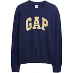 GAP V-INTX GAP ATHLETIC INTARSIA RLXD CREW Pánský pletený svetr, tmavě modrá, velikost
