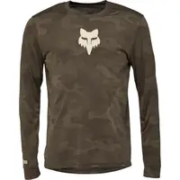 Fox RANGER TRU DRI LS Pánský dres na kolo, khaki, velikost