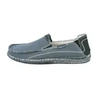 Bushman Pánské plátěné boty Loafers, šedé 41