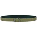 Bushman Pánský a dámský kožený opasek Reversible, khaki 110