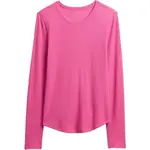 GAP V-LS OPP WAFFLE TEE Dámské tričko, růžová, velikost