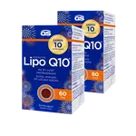 GS Koenzym Lipo Q10 60 mg, 2 × 60+10 kapslí NAVÍC, dárkové balení 2025