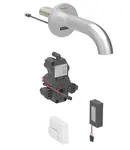 Geberit Piave - Elektronický umývadlový ventil pod omietku, batériové napájanie, easy to clean, kefovaná nerezová 116.284.SN.1