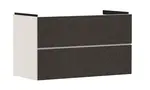 Hansgrohe Xevolos E - Umývadlová skrinka, 98x58x48 cm, 2 zásuvky, matná béžová/textilná tmavá sivá 54182660