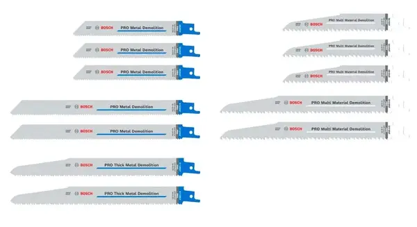 Bosch Príslušenstvo - 12-dielna súprava pílových plátkov 2607011821