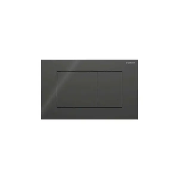 Geberit Sigma40 - Ovládanie splachovania, sklo/čierna 115.629.SJ.1