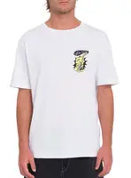 Volcom pánské tričko Santi Stoned Bsc Sst White | Bílá | Velikost XL | 100% bavlna