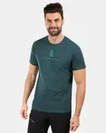 Pánské bavlněné tričko kilpi discover-m tmavě zelená m