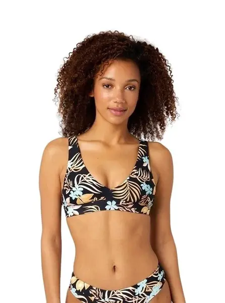 Rip curl dámský horní díl plavek Sundance Adjustable Halter Black | Černá | Velikost S