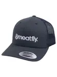 Meatfly kšiltovka MF Logo Trucker Dark Grey | Šedá | Velikost One Size