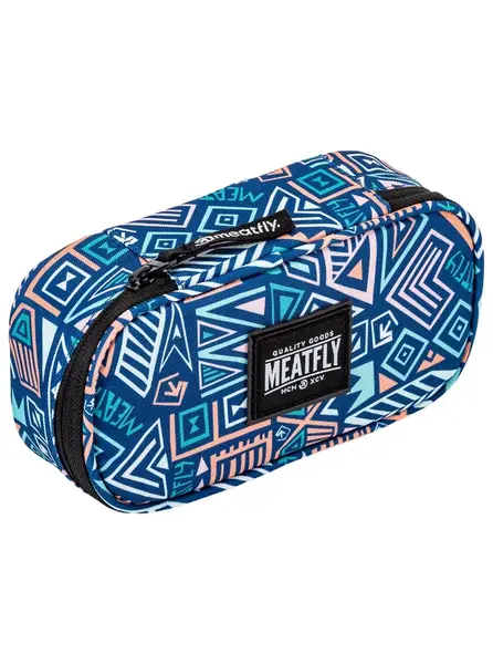 Meatfly pouzdro Pencil Case Dancing Mint | Mnohobarevná | Velikost L
