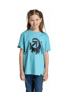Meatfly dětské tričko Splash Mint | Modrá | Velikost 146 | 100% bavlna