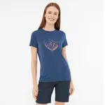 Dámské lehké tričko z bambusu viking lenta modrá s