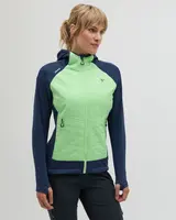 Dámská mikina silvini divera tmavě modrá/zelená xl