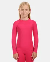 Dívčí bezešvé termo triko s dlouhým rukávem kilpi carol-jg růžová 7