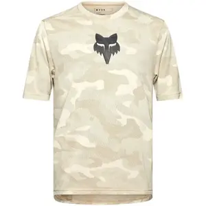 Fox RANGER TRU DRI SS Pánský dres na kolo, béžová, velikost