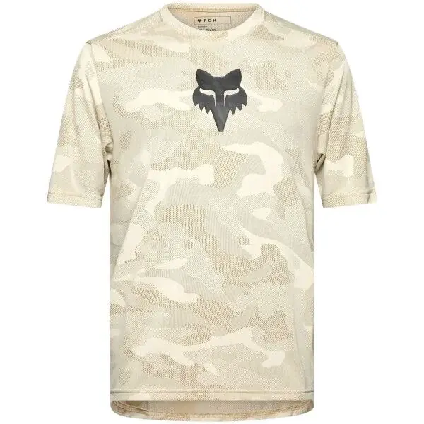 Fox RANGER TRU DRI SS Pánský dres na kolo, béžová, velikost