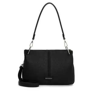 Menšia dámska kabelka cez rameno Emily & Noah Halle - čierna