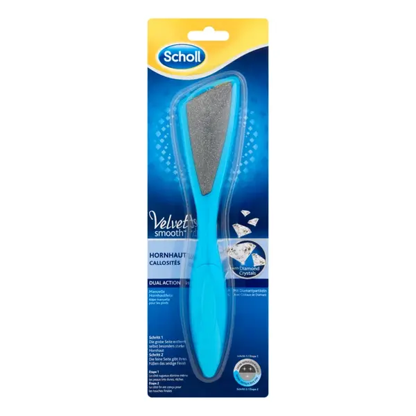 Scholl Expertcare Velvet smooth manuální pilník na chodidla oboustranný