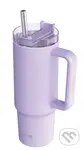 Nerezový termohrnček so slamkou Stream Purple 950 ml