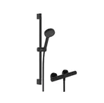 Hansgrohe Activera Select S - Sprchový set s termostatem, 2 proudy, EcoSmart, matná černá 28876670