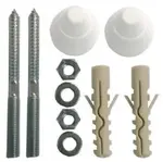 Jika Příslušenství - Upevňovací sada, bílá H8903490008901