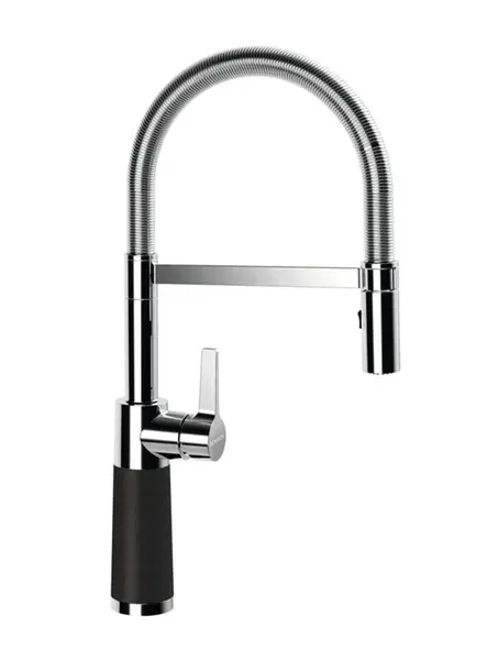 SCHOCK SC-550 - Dřezová baterie s flexibilním ramenem a sprškou, Onyx/chrom 558000GON