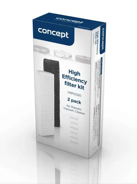 Concept - Sada HEPA filtrů, pro robotické vysavače, 2 ks VRP0020