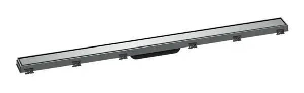 Hansgrohe RainDrain Match - Sprchový žlab s nerezovým roštem 1000, s výškově stavitelným rámem, chrom 56041000