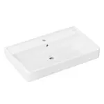 Hansgrohe Xanuia Q - Umyvadlo 80x48 cm, s přepadem, otvor pro baterii, bílá 60225450