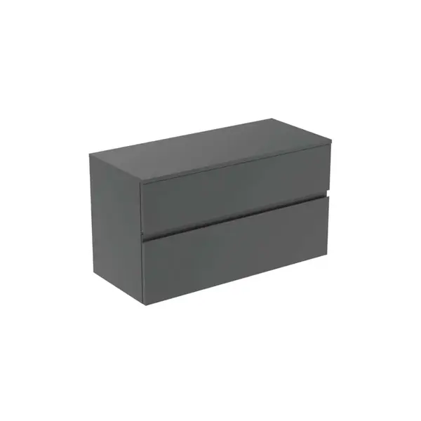 Ideal Standard Finesse - Umyvadlová skříňka, 100x44x56 cm, 2 zásuvky, matný antracit E3424Y2